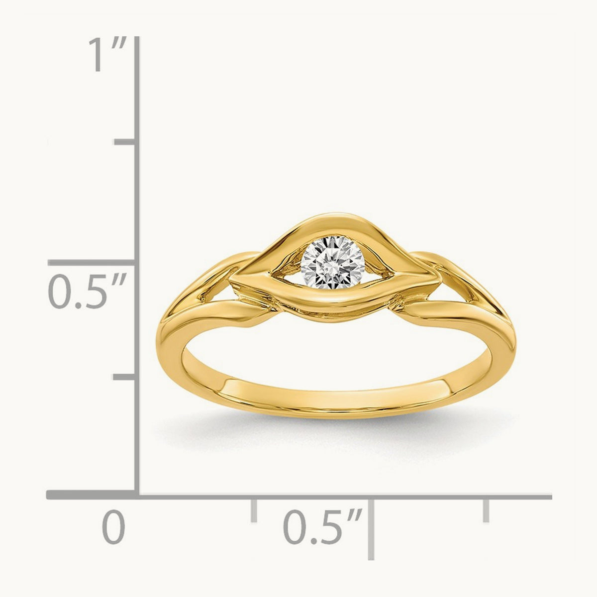 Polished AA Diamond ring — photo set
