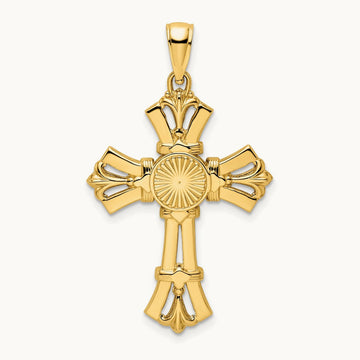 Polished Fancy Cross Pendant — photo set