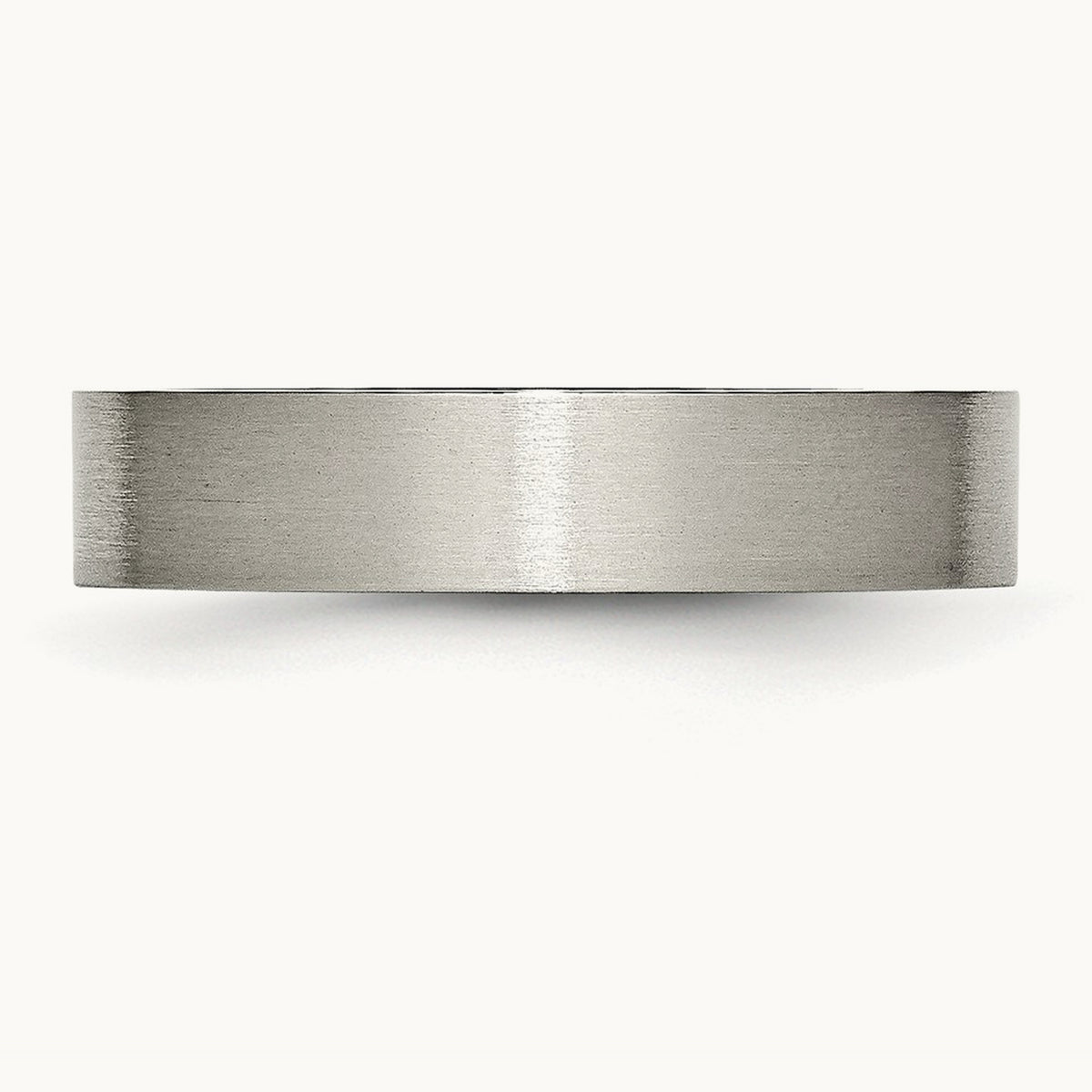 Titanium Flat 5mm Brushed Band
