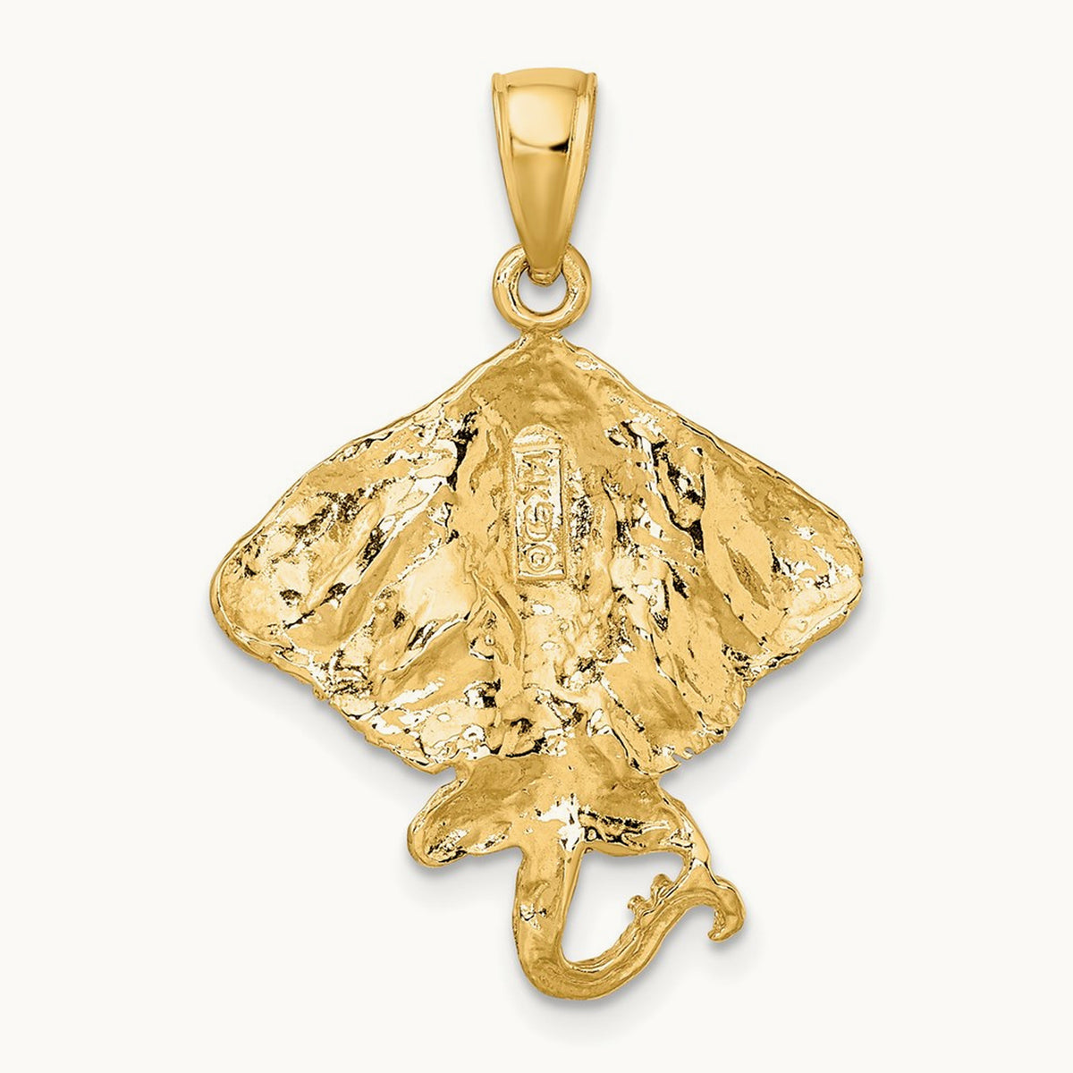 Stingray Charm, 14K