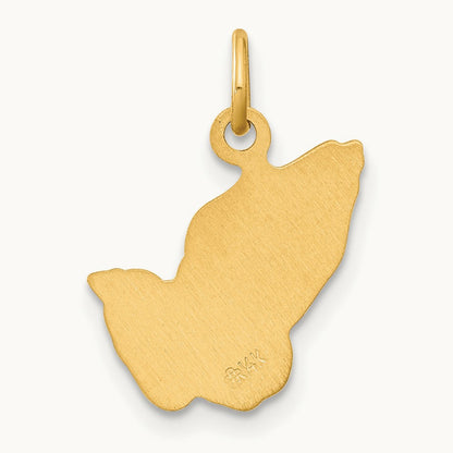 Praying Hands Charm, 14K