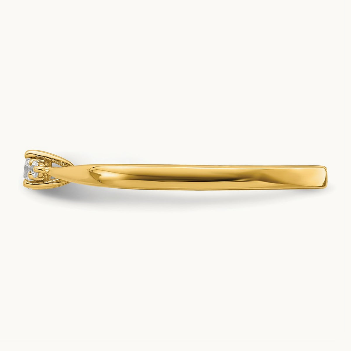 Petite Engagement Ring, 0.10 ct tw Lab-Grown Diamond