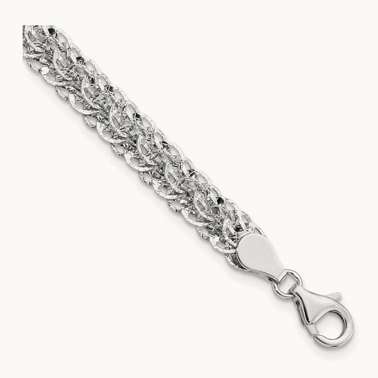 Polished D/C Fancy Link Bracelet — photo set
