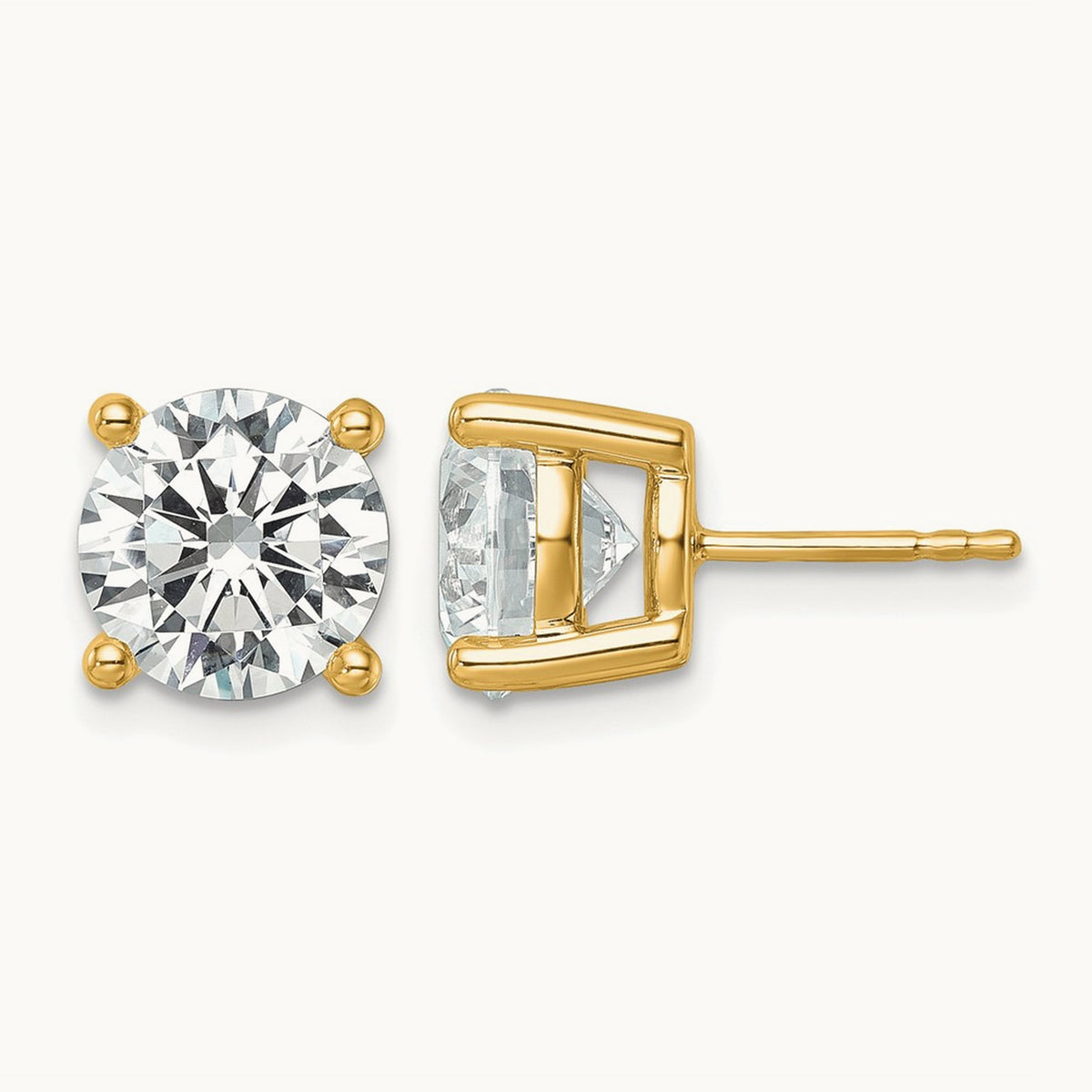 Round Heavyweight Stud Earrings, 0.10-7.00 ct tw Lab-Grown Diamond