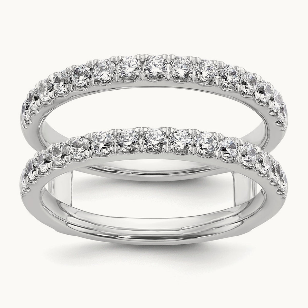 Ring Guard, 0.75 ct tw Lab-Grown Diamond — 14K White Gold