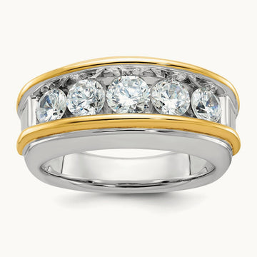Men's Ring, 2.00 ct tw Lab-Grown Diamond