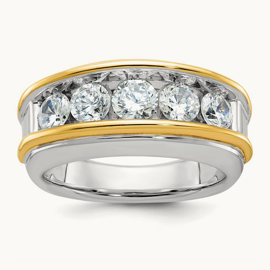 Men's Ring, 2.00 ct tw Lab-Grown Diamond