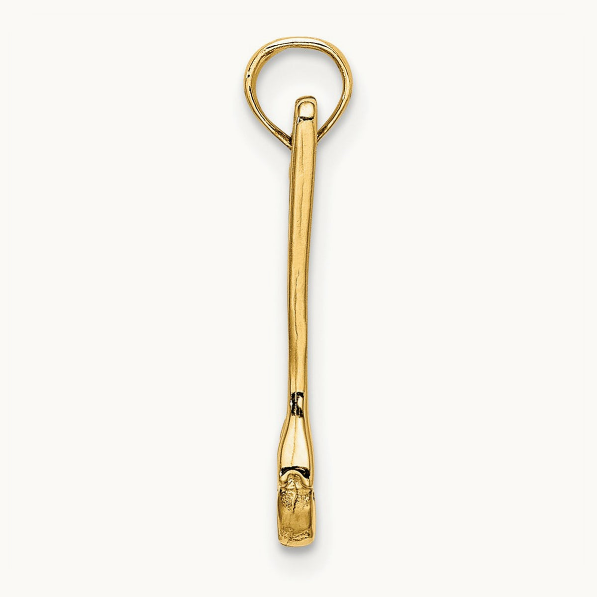 3-D Adjustable Wrench Charm, 14K