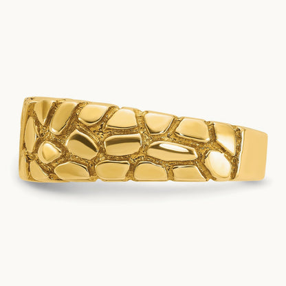 IBGoodman Men's Diamond Nugget Complete Ring, 14K