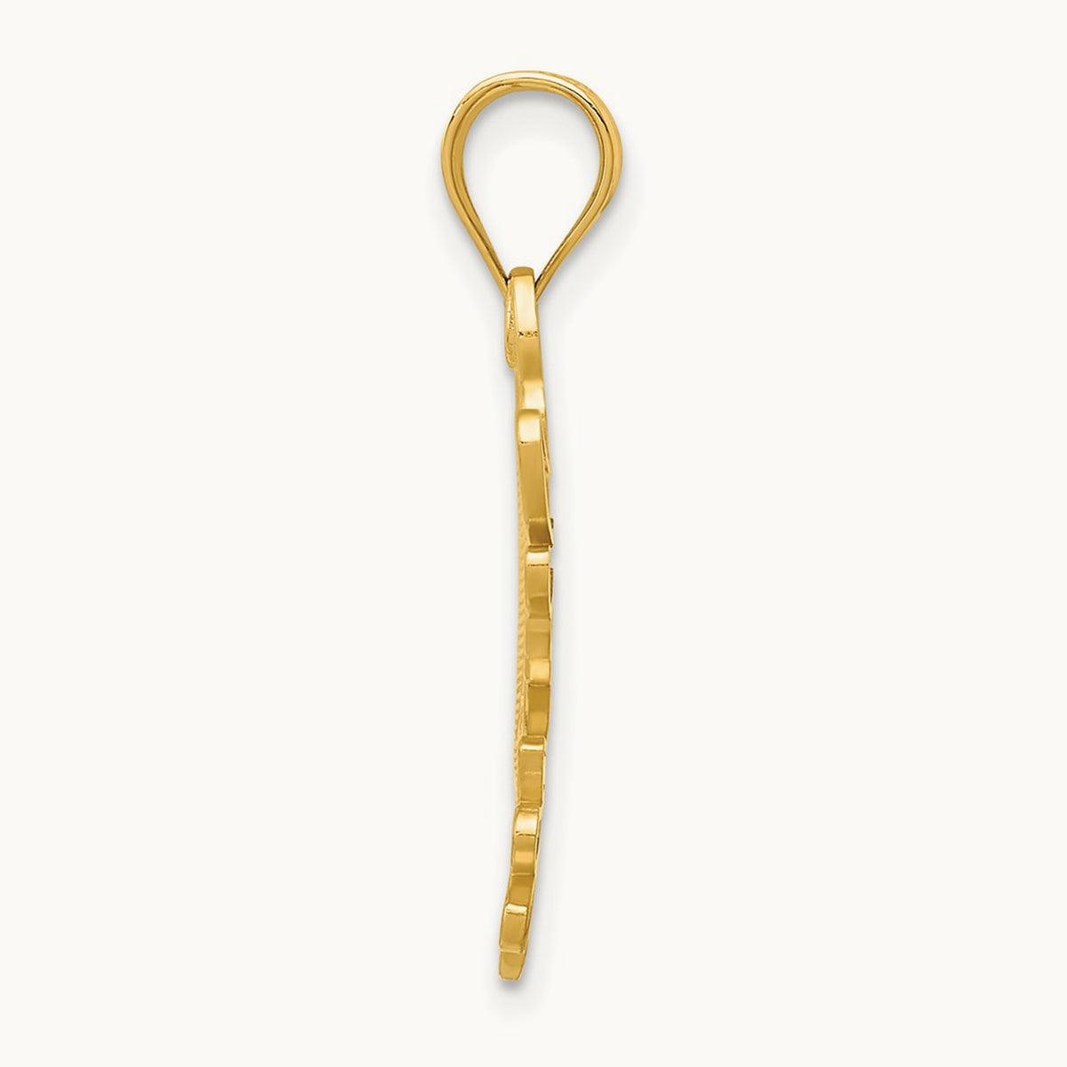 Dove w/Heart Pendant, 14K