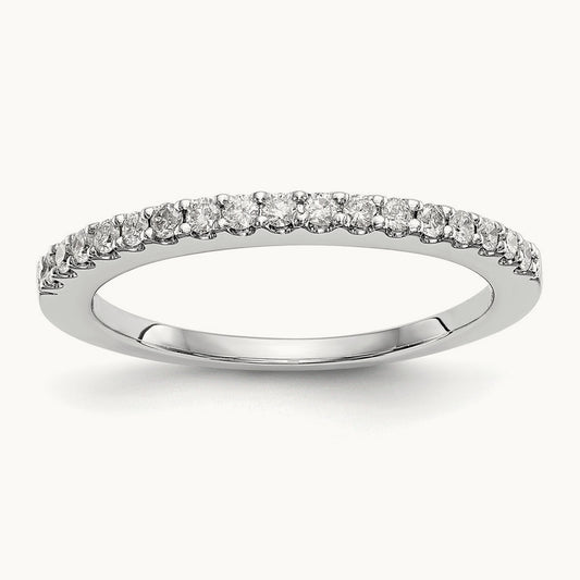Diamond Band, 14K White Gold