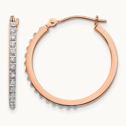 RG Diamond Fascination Dia. Dust/Accent Hoop Earrings — photo set