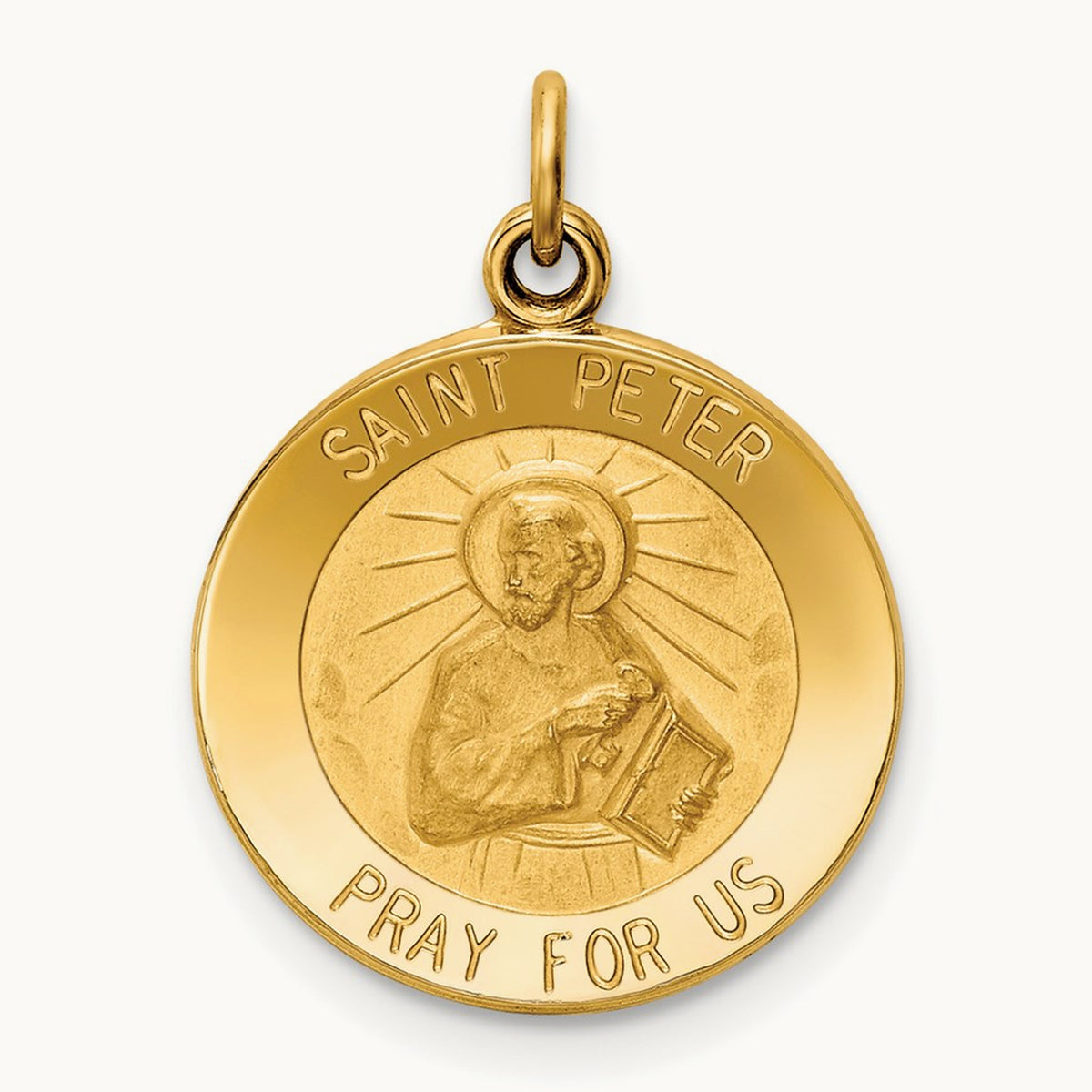 Saint Peter Medal Charm — 23mm