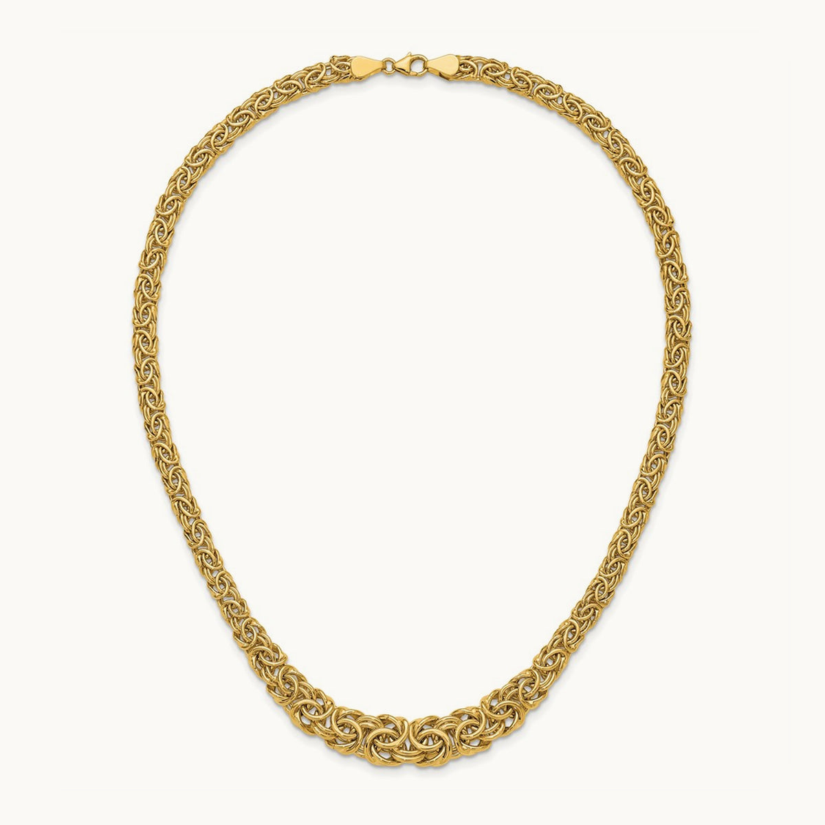 Graduated Byzantine Necklace, 14K