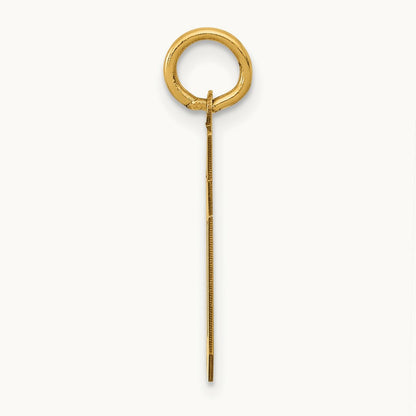 Small Polished Number 50 Charm, 14K
