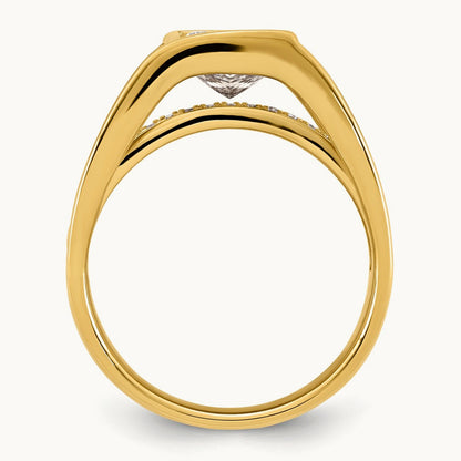 Princess Ring, 1.75-3.00 ct tw Lab-Grown Diamond