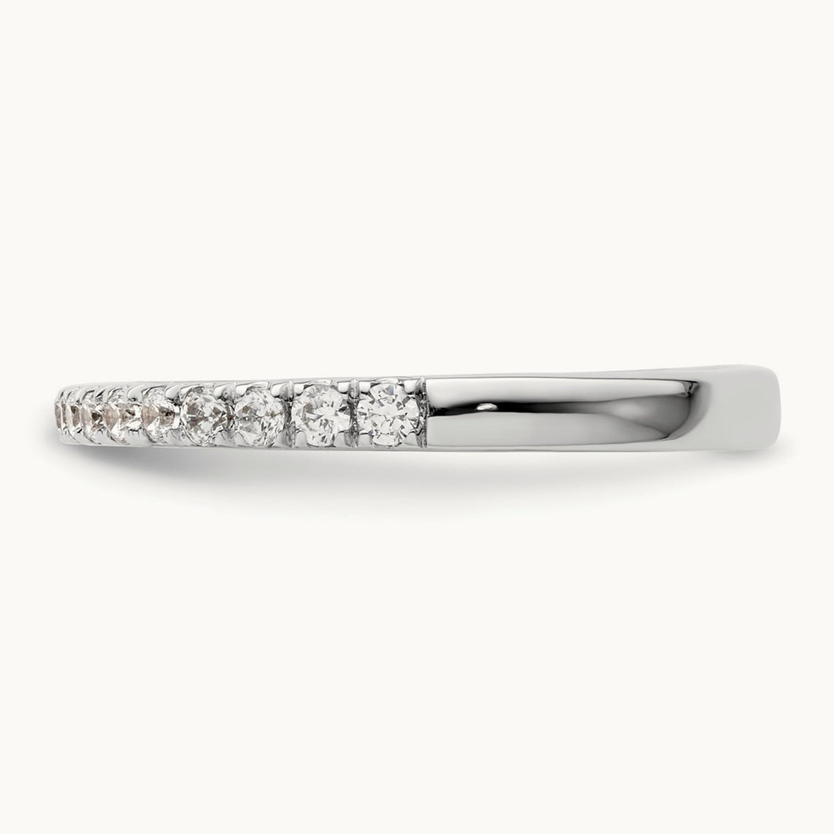 Diamond Band, 14K White Gold
