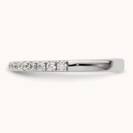 Diamond Band, 14K White Gold