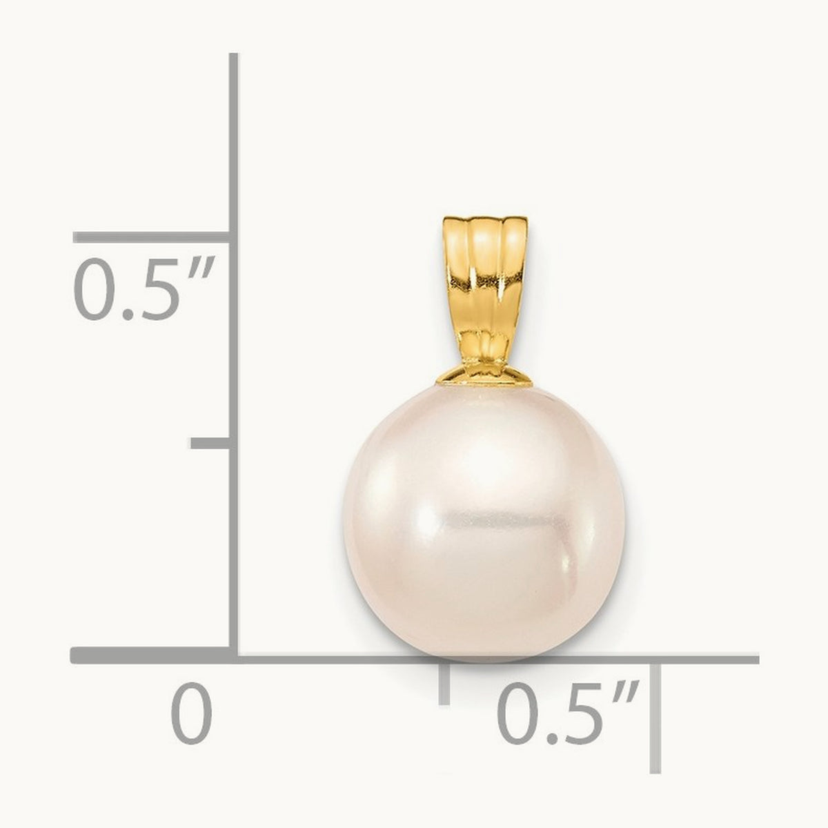 8- Round Freshwater Cultured Pearl Pendant — photo set