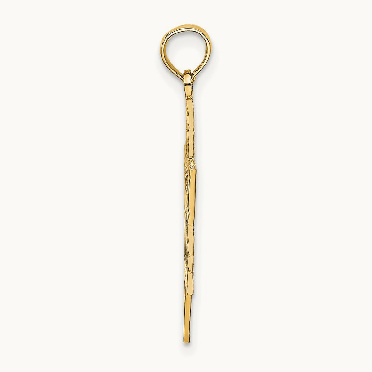 Star of David W/ Chi Center Charm, 14K
