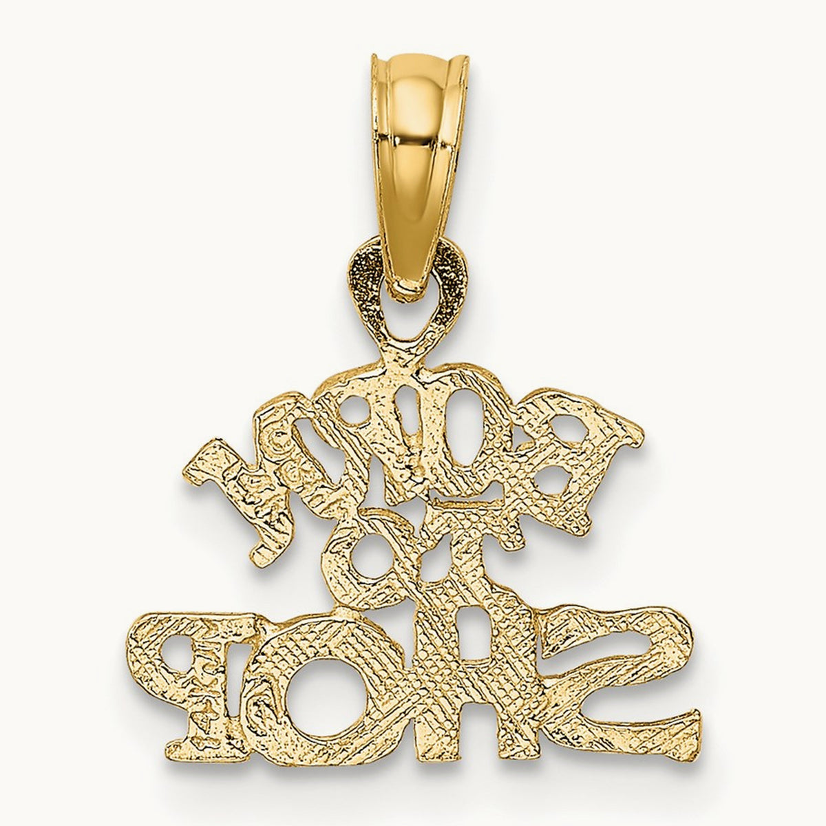BORN TO SHOP Charm, 14K