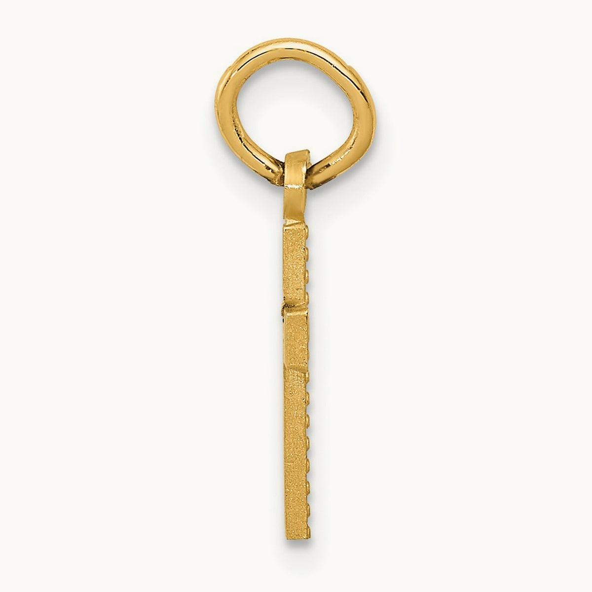 Tiny Cross Charm, 14K