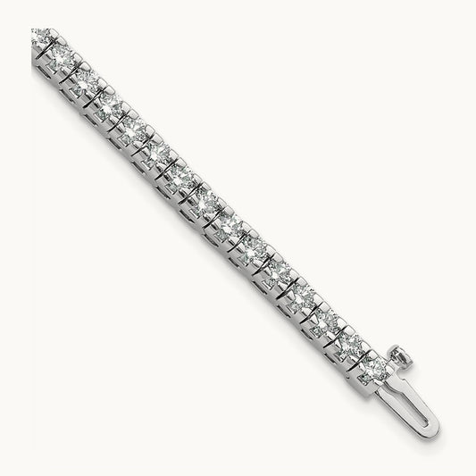 Round Tennis Bracelet, 4.50 ct tw Lab-Grown Diamond