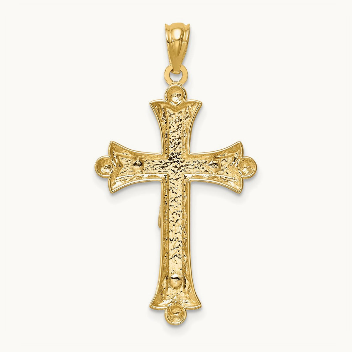Florentine Crucifix, 14K Two-tone