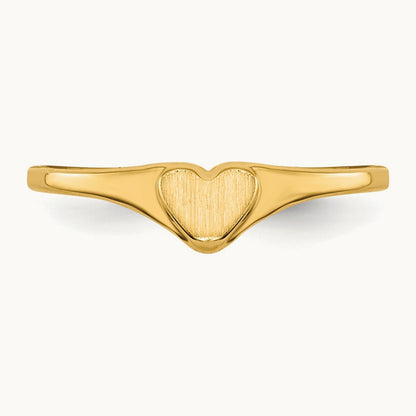 Children's Heart Ring, 14K