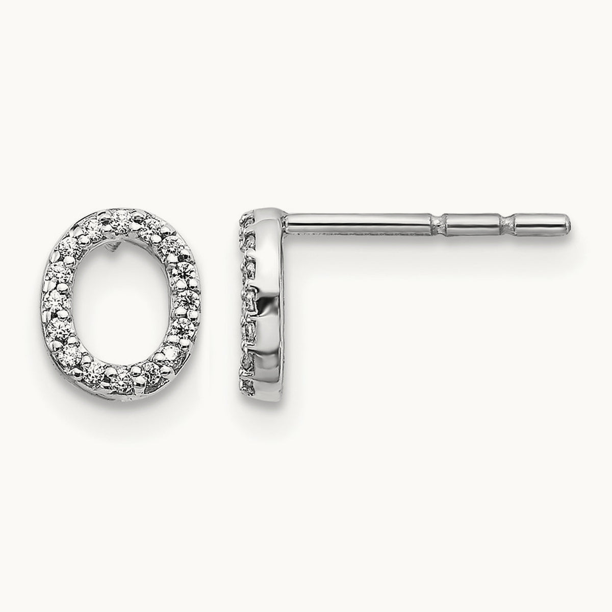 Diamond Earrings — 7mm, O