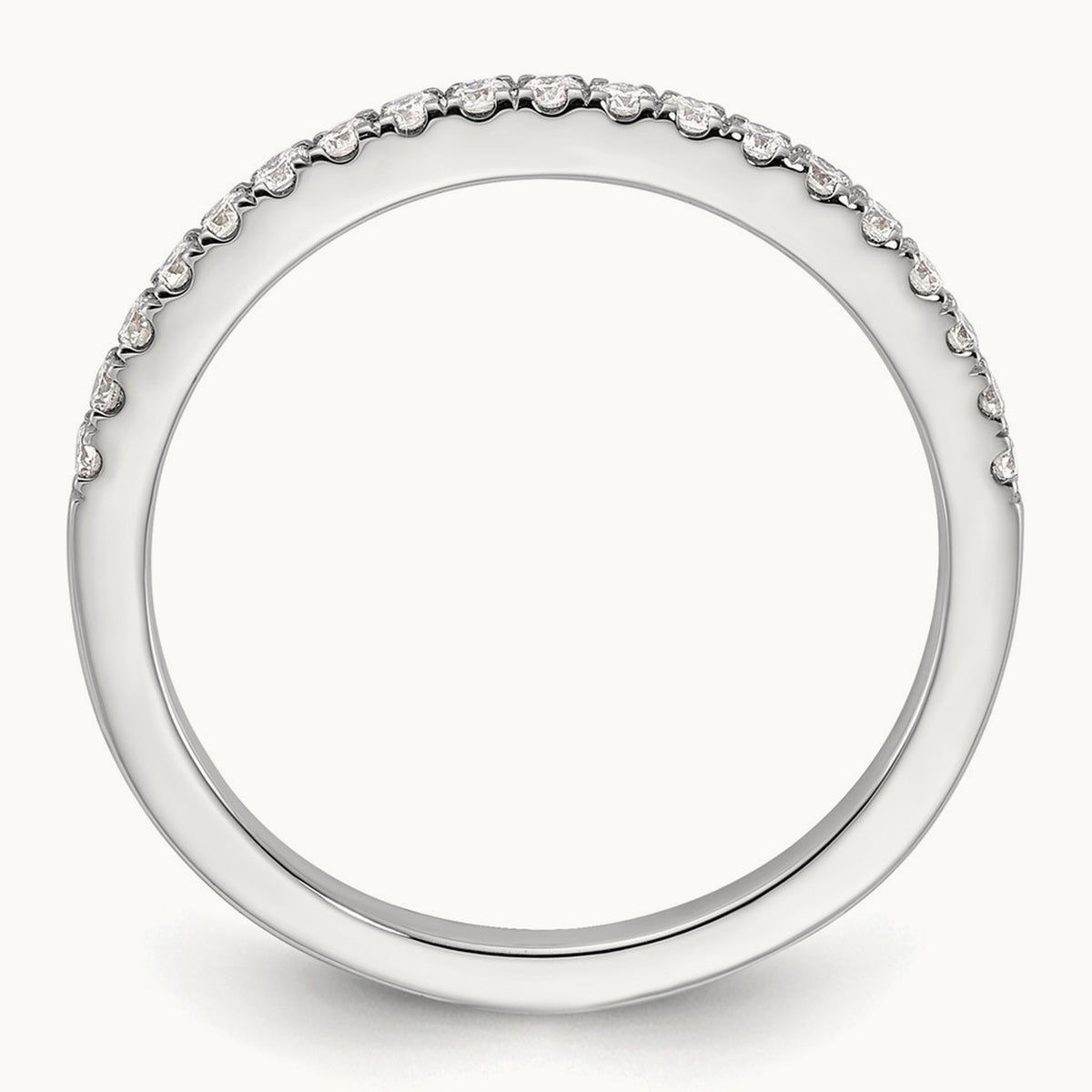 Prong-Set Wedding Band — 1/5 ct, 7
