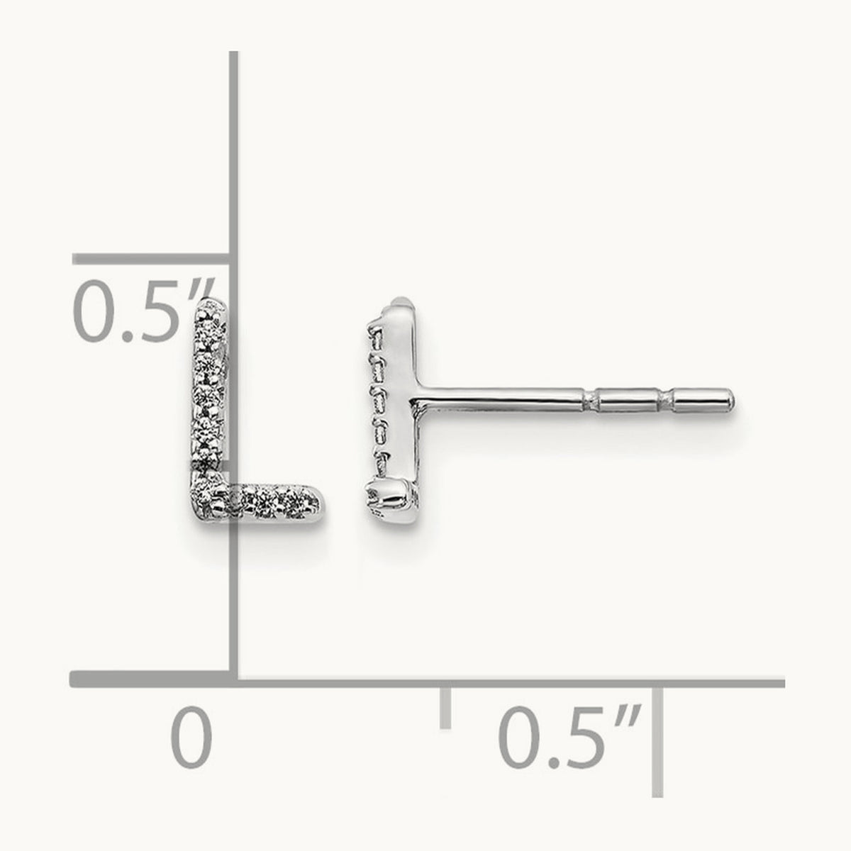 Diamond Earrings — 7mm, L