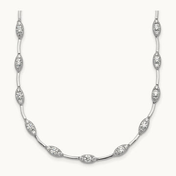 Fashion Tennis Necklace, 2.00 ct tw Lab-Grown Diamond