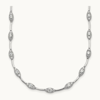 Fashion Tennis Necklace, 2.00 ct tw Lab-Grown Diamond