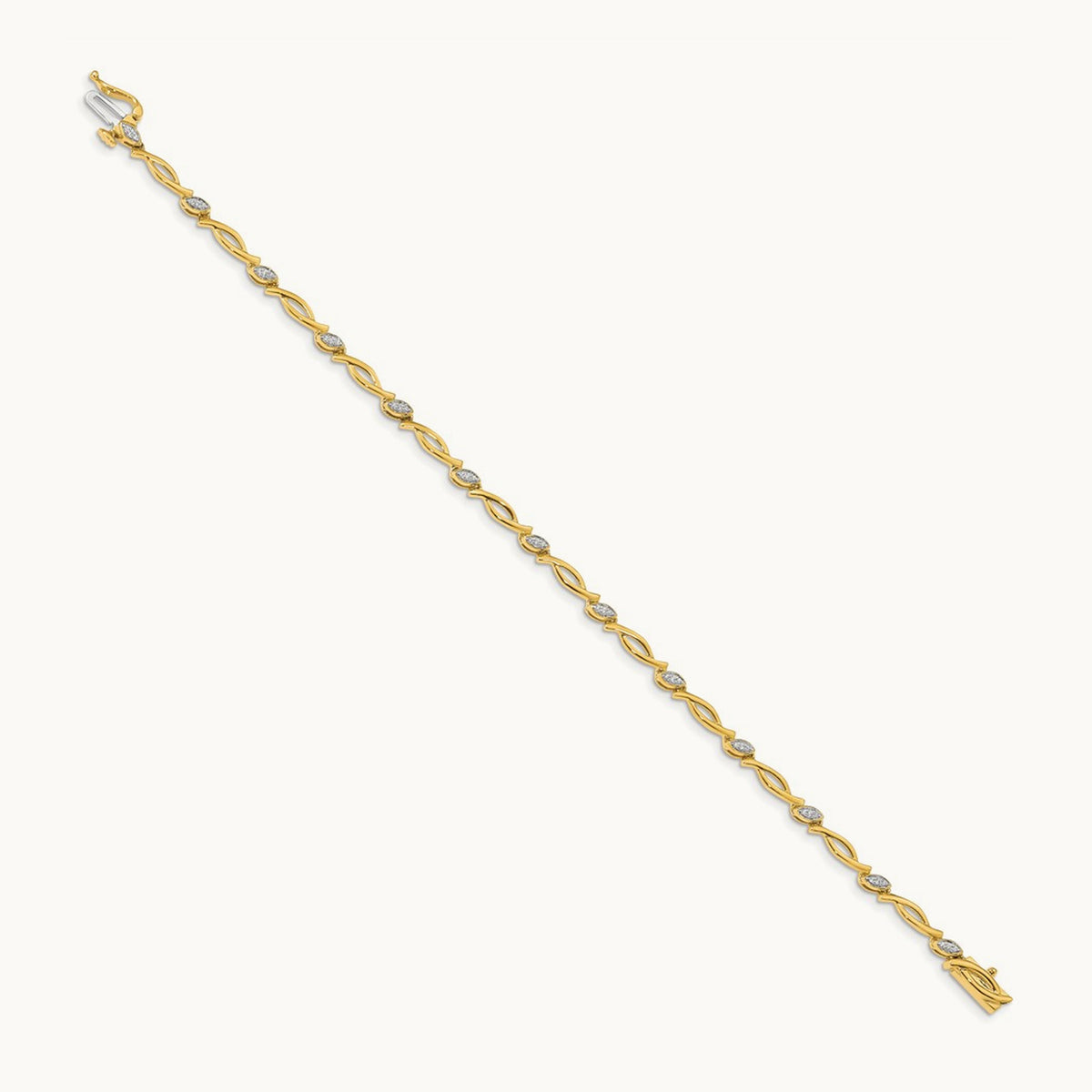 Diamond Bracelet, 14K