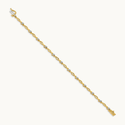 Diamond Bracelet, 14K