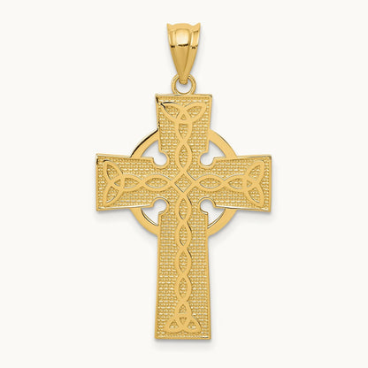 Celtic Cross Pendant, 14K