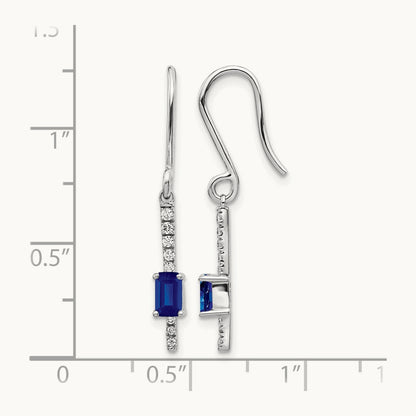 Diamond and Sapphire Fancy Earrings — photo set