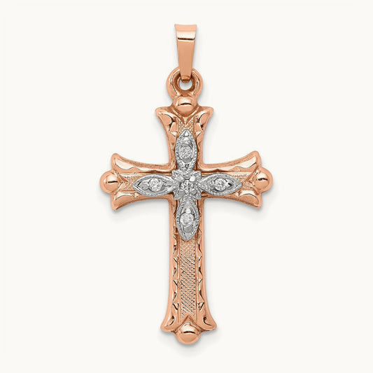 Diamond Cross Pendant — photo set