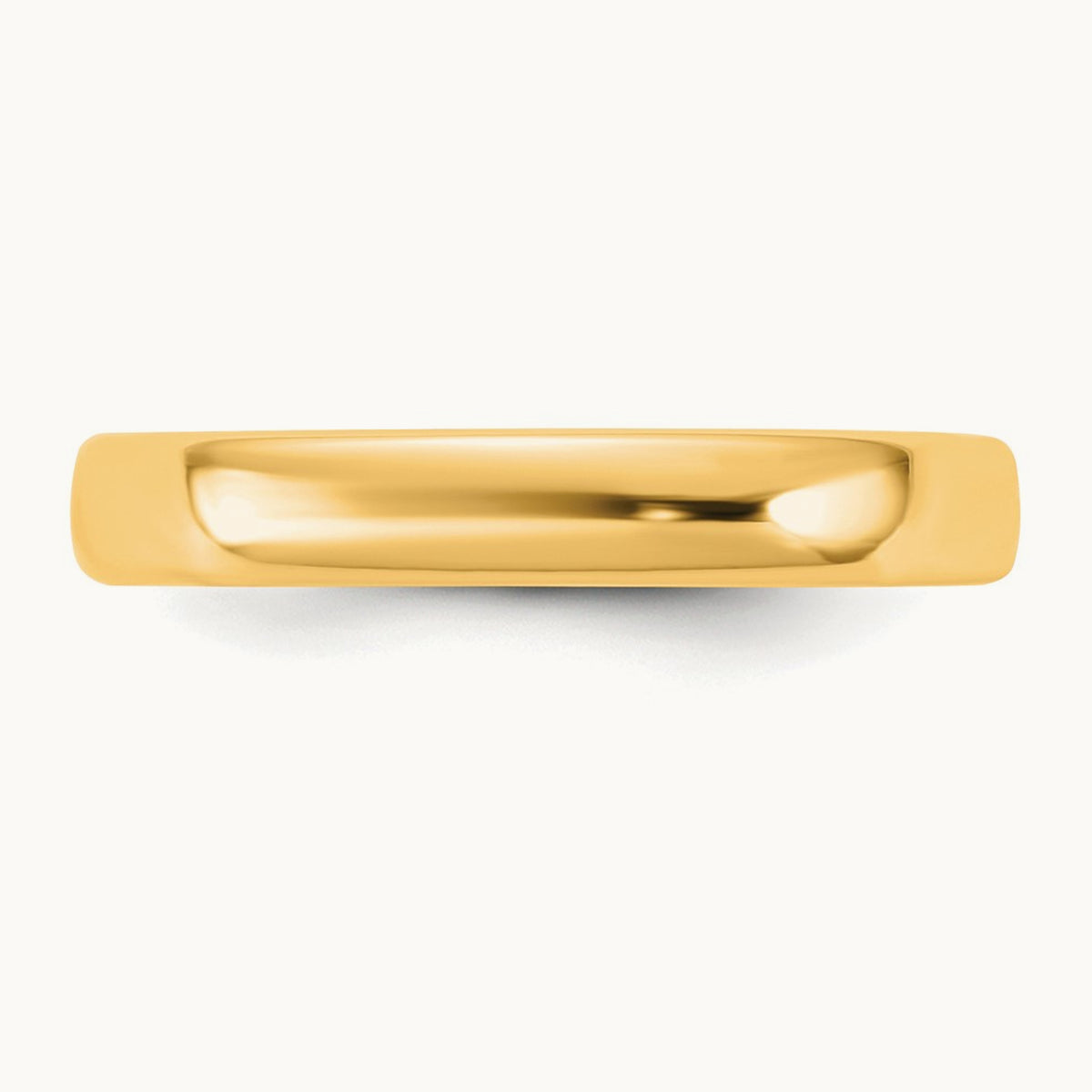 European Comfort Fit Band — 14K Yellow Gold, 3.5mm