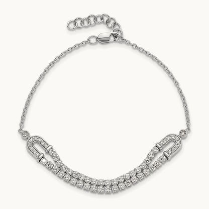 With Ext Bracelet, 2.00 ct tw Lab-Grown Diamond