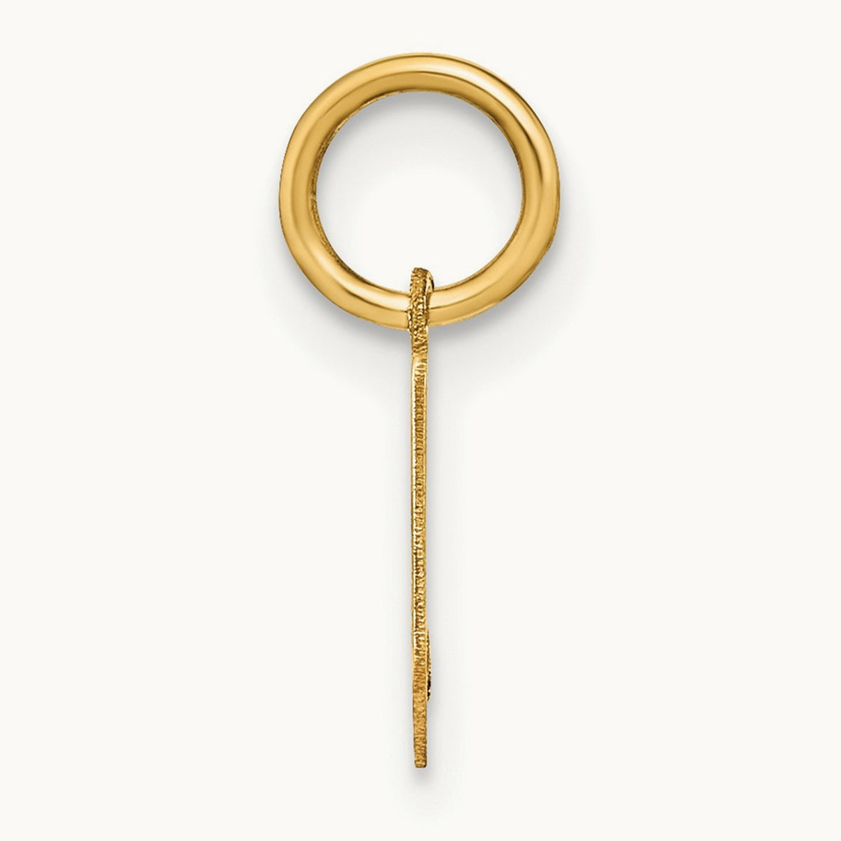 Lowercase Initial Pendant — V
