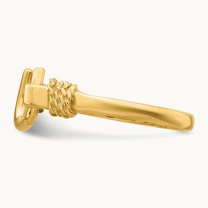Horseshoe Ring, 14K