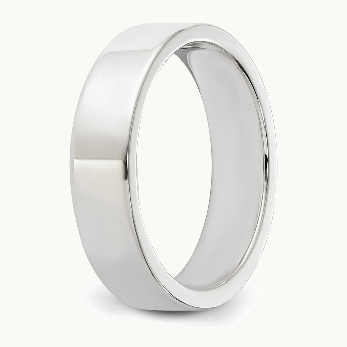 Sterling Silver 5mm Lightweight Flat Band