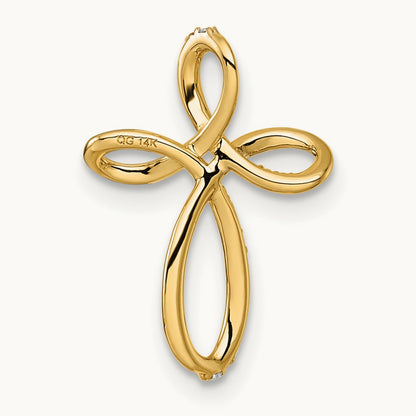 Diamond Cross Chain Slide — 18.1mm