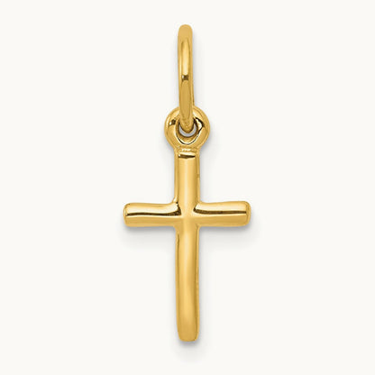 Small Cross Charm — 18mm