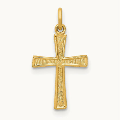 Cross Charm, 14K