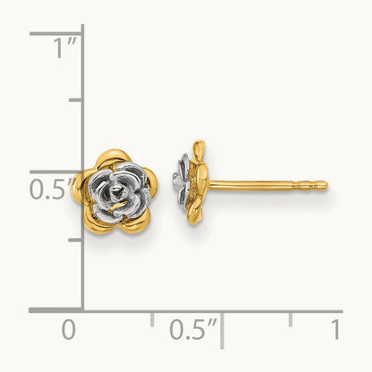 Flower Post Earrings — photo set