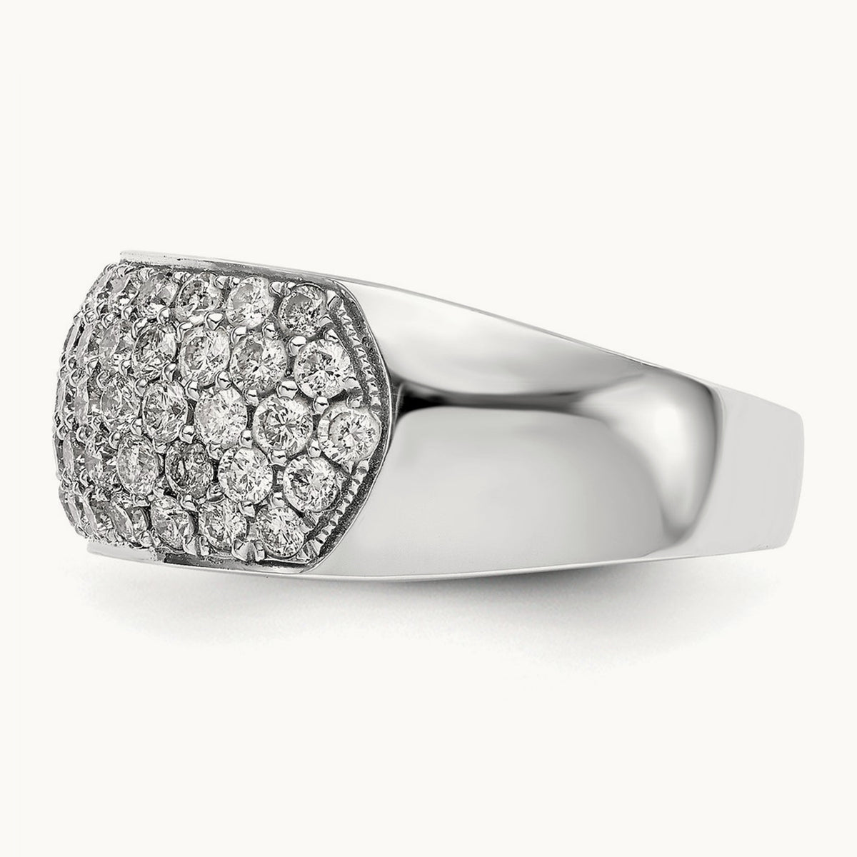Diamond Band, 14K White Gold