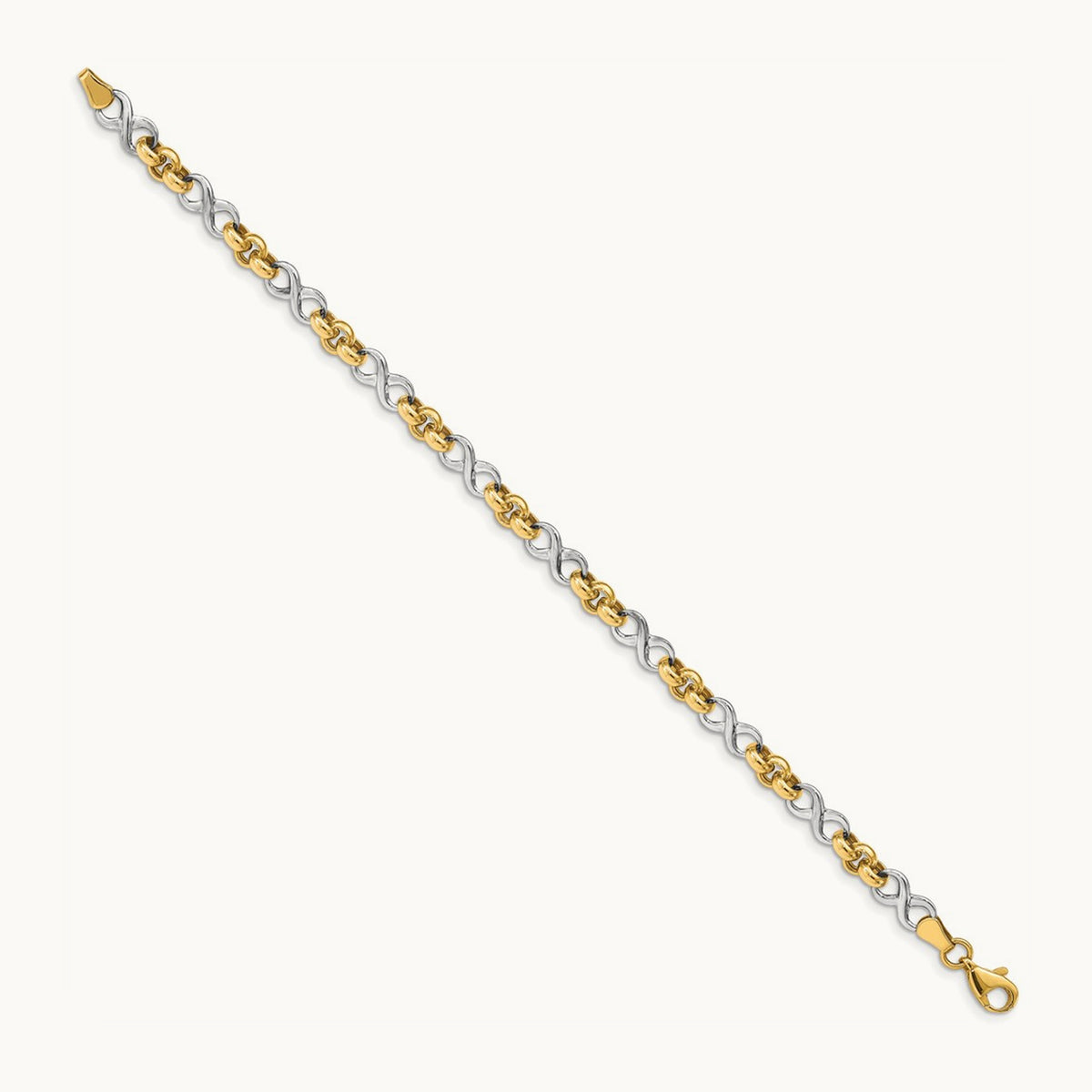 Infinity Bracelet, 14K Two-tone